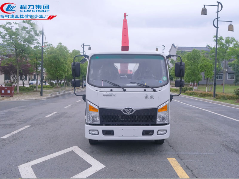 重汽豪曼國六藍牌勾臂垃圾車6方7方可下地庫