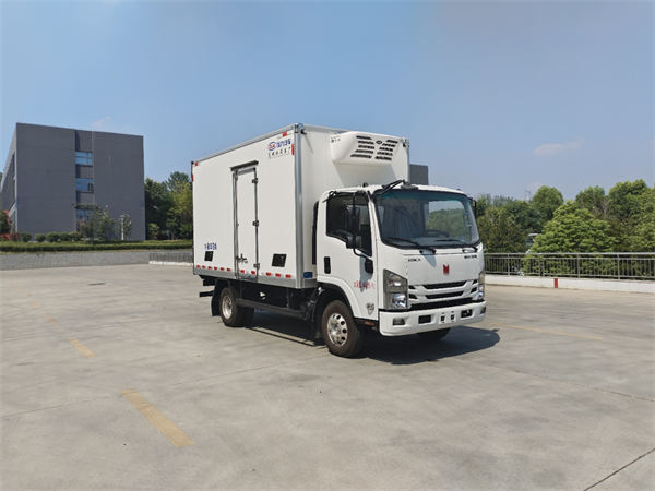 慶鈴鈴咖藍(lán)牌冷藏車