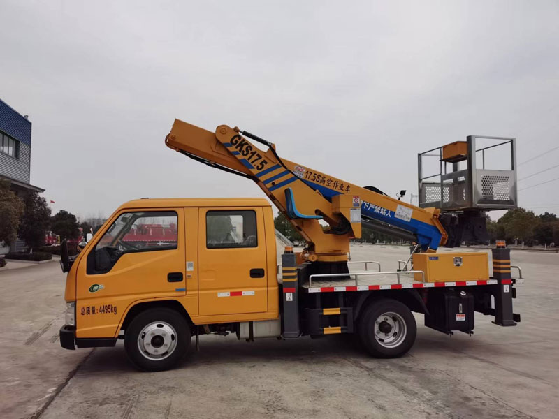 國(guó)六江鈴順達(dá)藍(lán)牌17.5米直臂高空作業(yè)車