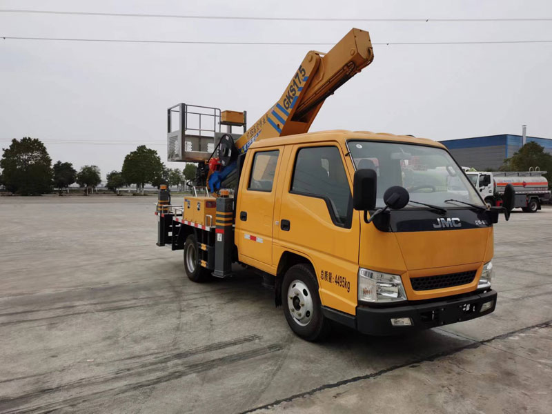 國(guó)六江鈴順達(dá)藍(lán)牌17.5米直臂高空作業(yè)車
