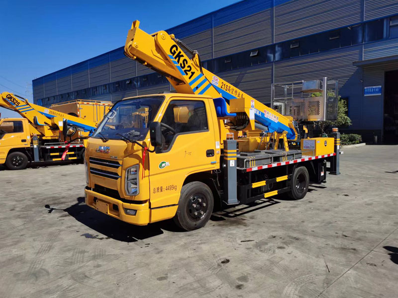 國六江鈴藍(lán)牌21米高空作業(yè)車