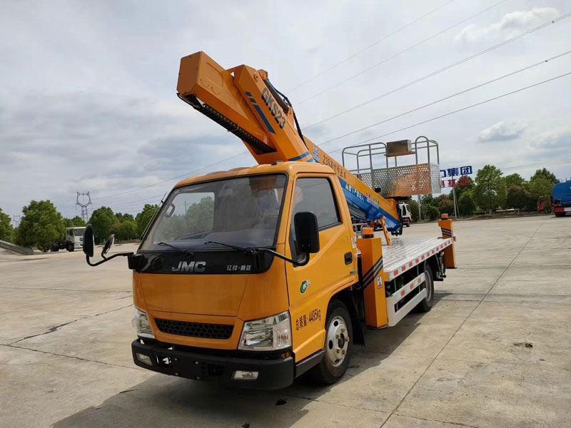 國(guó)六江鈴順達(dá)藍(lán)牌23米直臂伸縮式高空作業(yè)車(chē)