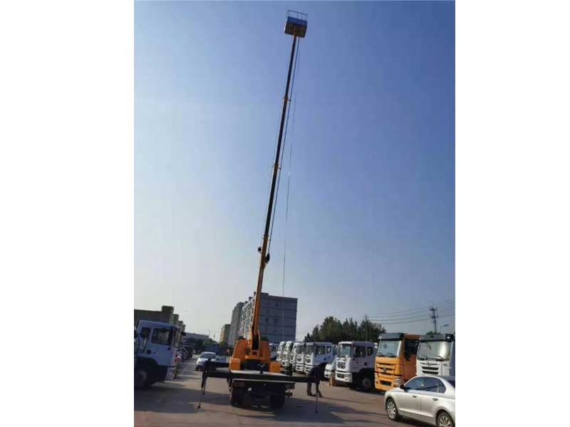 國六慶鈴五十鈴23米直臂伸縮式高空作業(yè)車