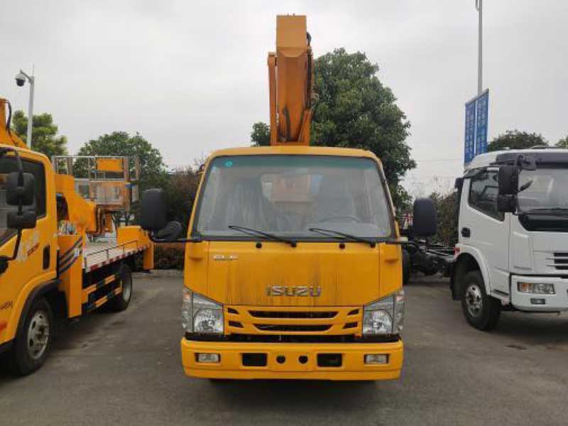 國六慶鈴五十鈴23米直臂伸縮式高空作業(yè)車