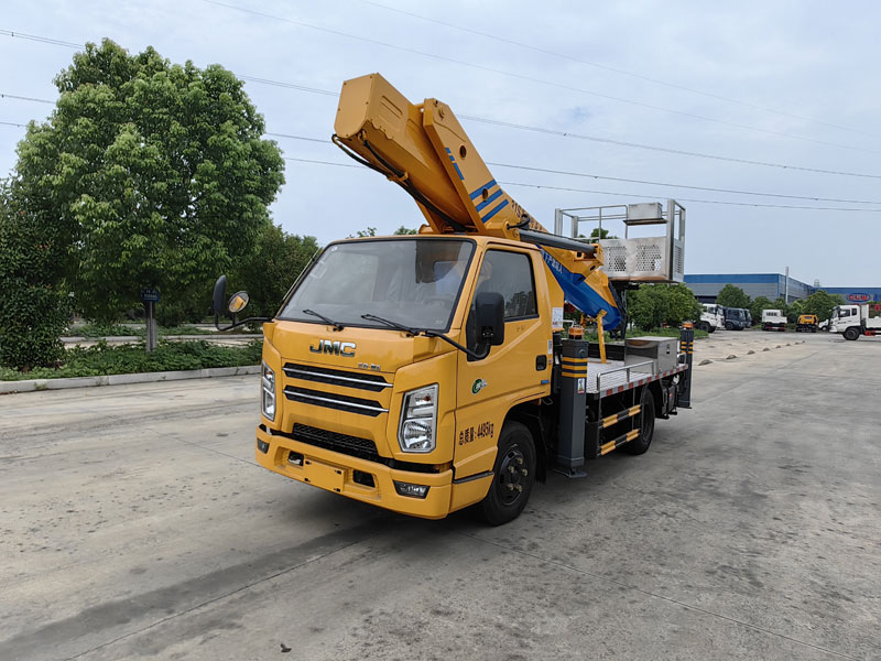 國六江鈴順達黃臉黃牌31米高空作業(yè)車